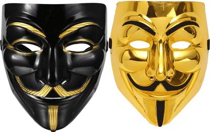 Sage Square V For Vendetta Anonymous Guy Face Mask Perfect For Cosplay, Halloween, Parties Party Mask