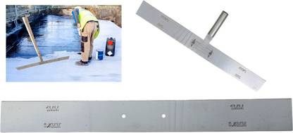 MD Style 22 Inch V Notch Trowel Terrace Waterproofing Tools 0.5-1MM Stainless Steel Trowel