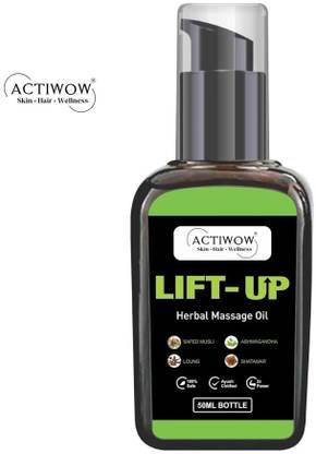 ACTIWOW Lift-up Herbal Massage Oil for Stronger Muscles with Herbal Coolness - Cedarwood