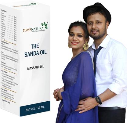 7days natural sanda ayurvedic body massage oil