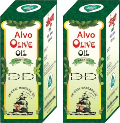 DOOMSDAY ALVO AD OLIVE BABY OIL FOR HEALTHY & SMOOTH SKIN PACK OF 100ml x 2