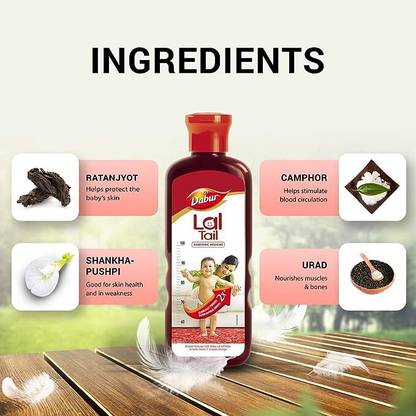 Dabur Lal Tail : Ayurvedic Baby Massage Oil – 200ml|