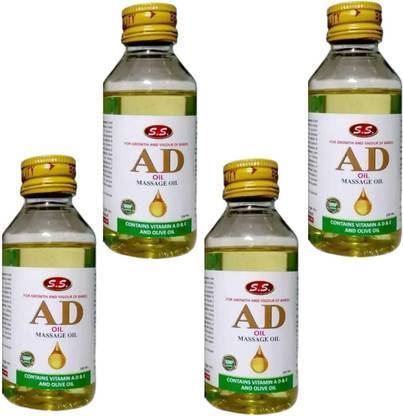 CLINLOOK SS A-D OIL FOR GROWTH & HEALTHY SOFT BABYS PACK OF 100ml x 4