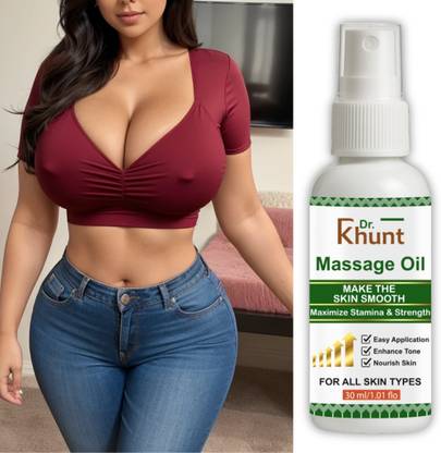 Dr.Khunt Chest body toner oil and Advance Massage Oil for Women help in skin toning 273