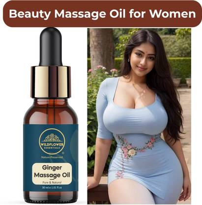 Wildflower essentials Chest body toner oil for women Pure
