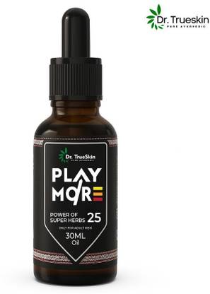 Dr.trueskin Play More Massage Oil for Relaxation Therapy with Earthy Aroma - Vetiver