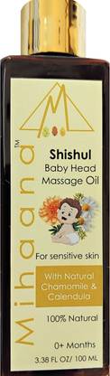 mihaana Shishul Baby Head Massage Oil I Chamomile and Calendula