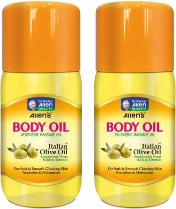 Allen's Body Oil Ayurvedic massage oil (450ml X 2)