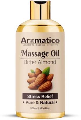 aromatico Biter Almond Massage Oil Hydrates & nourishes skin Rich in vitamins