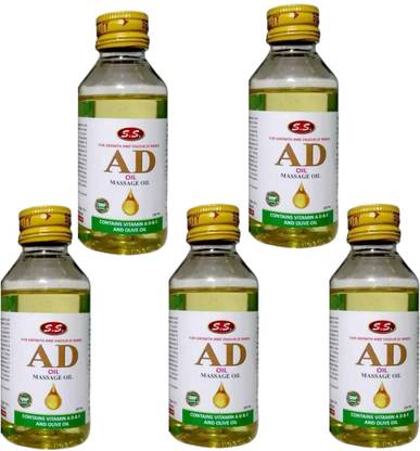 CLINLOOK SS A-D OIL FOR GROWTH & HEALTHY SOFT BABYS PACK OF 100ml x 5
