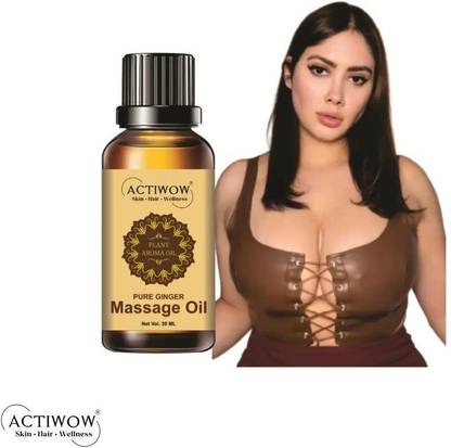 ACTIWOW Beauty Chest Massage Oil Herbal Formula For Glow & Elasticity