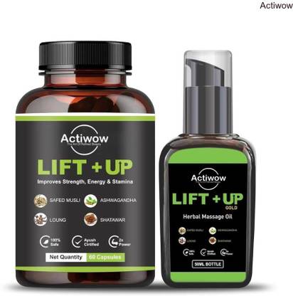 ACTIWOW Lift Up Capsules & Oil for Ageless Bedroom Confidence