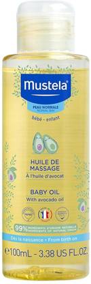 Mustela Baby Massage Oil with Natural Ingredients - 100ml