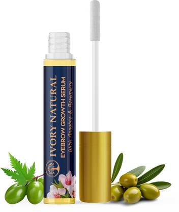 Ivory Natural Eyebrow Growth Serum - Increases Thickness, Length and Natural Shape of Eyebrows