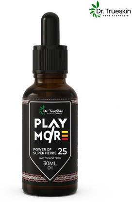 Dr.trueskin Play More Massage Oil for Post-Workout with Bold Aroma - Lemongrass
