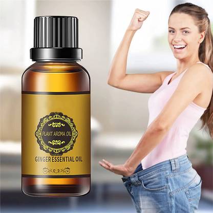 Oraya Belly Drainage Ginger Essential Oil Plant Aroma Oil, Slimming Tummy Ginger Oil