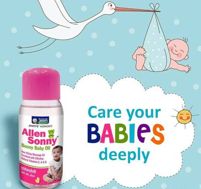 Allen's Baby Oil (pack of 4) (100ml x 4)