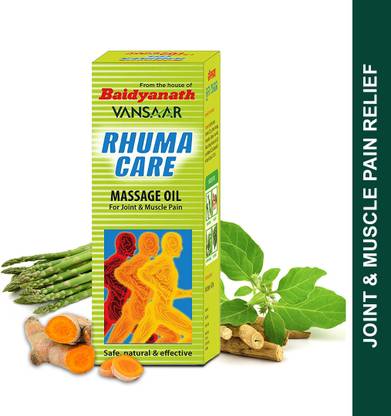 VANSAAR Rhuma Care Massage Oil for long lasting pain relief|100% Ayurvedic|100ml