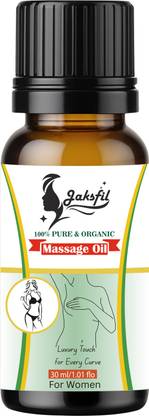 Jaksfil Breast Massage Oil for Women help in skin toning oil Natural oil (30 ml)