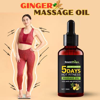 smartdrops Ginger Oil Fat Loss For Essential Oil And Best for Hair Nourishing