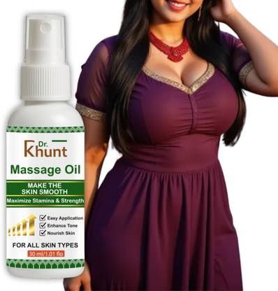 Dr.Khunt Chest body toner oil and Advance Massage Oil for Women help in skin toning 173
