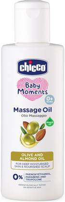 Chicco Baby Moments Massage Oil, Phenoxyethanol & Paraben Free, 0M+