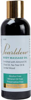 Pearldew Body Massage Oil 100 ml | With Almond Oil