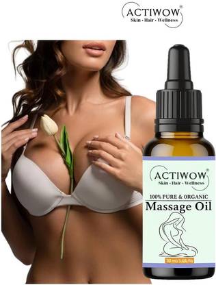 ACTIWOW Pure Organic Massage Oil for Breast Firming