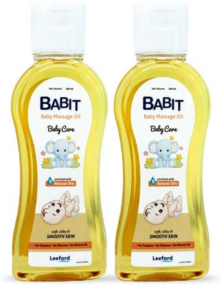 BABIT 3-in-1 Baby Massage Oil | Strengthens Soothes & Nourishes Skin