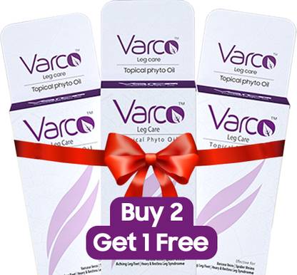Varco Leg Care Topical Phyto Oil for Management of Varicose Veins, Spider Veins