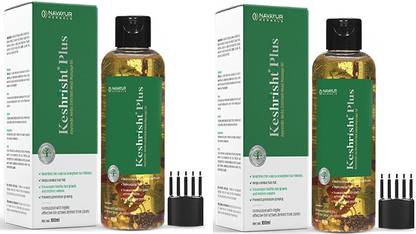 MOLCARO KESHHRISHT PLUS AYURVEDIC HERBS HEAD MASSAGE OIL PACK OF 2