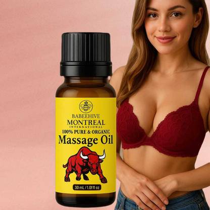 Babeehive MONTREAL INTERNATIONAL 100% PURE AND ORGANIC MASSAGE OIL 30 ML JFH611
