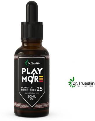Dr.trueskin Play More Massage Oil for Men with Herbal Coolness - Basil