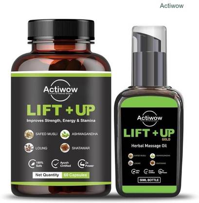 ACTIWOW Lift Up Capsules & Oil for Recharged Libido and Desire
