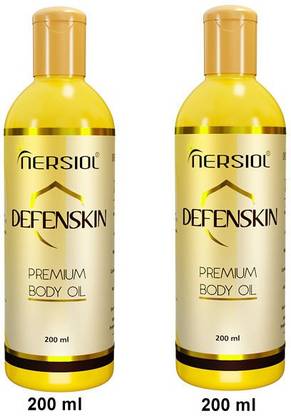 Nersiol Defenskin Premium Body Massage Oil | Hydrating, Anti-Aging & Glow Boosting