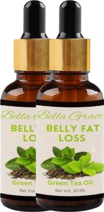 Bella Grace Green Tea Belly Fat Loss Oil For Men And Women Pack Of 2