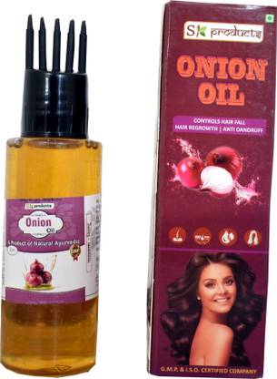 SK ProductS Onion Oil | Benefit For Strength Anti Dandruff | Anti Hair Fall Control