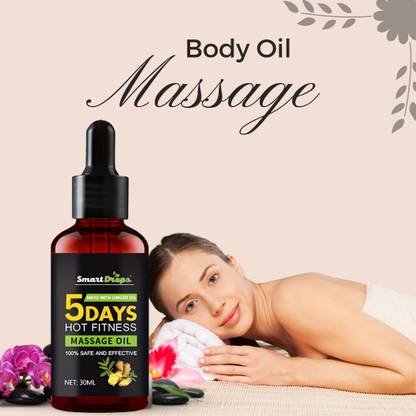 smartdrops Ginger Massage Oils For Belly And Fat Reduction for Weight Loss
