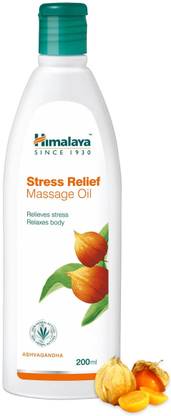 HIMALAYA Stress Relief Massage Oil For Relieves Stress & Relaxes body