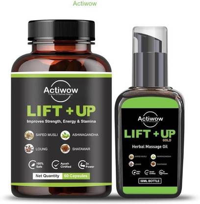 Actiwow Lift Up Massage Oil Capsule with Gokshura & Kaunch