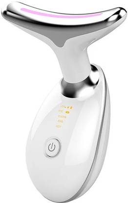 WDS ES-1081 Intense Pulsed Light Wrinkles Reducing Instrument Reduces Puffiness & Anti Ageing|Face & Neck Massager (White) Massager