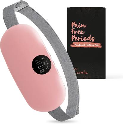 Femix Menstrual Cramps & Pain Relief | Heated & Adjustable, Travel Friendly Period Massager