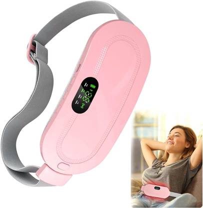 Zovilstore Period Heating Pads for Cramps, Endometriosis Pain Relief Warmer Heating Pad with 4 Heat Levels 4 Vibration Modes massager Women Massager