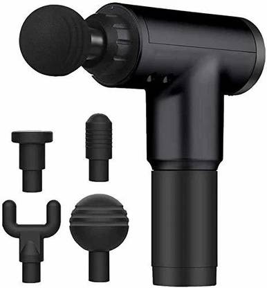 SUKHAD Professional Massage Gun, Powerful Handheld Massager Machine for Deep Muscle Massage Fascial Relaxer Pain Relief(Multi color) Cordless Rechargeable Handheld Percussion Massage Gun Deep Tissue Massager with Quiet, 6 Speed High-Intensity Vibration and 4 Massage Heads (Random Color) Massager
