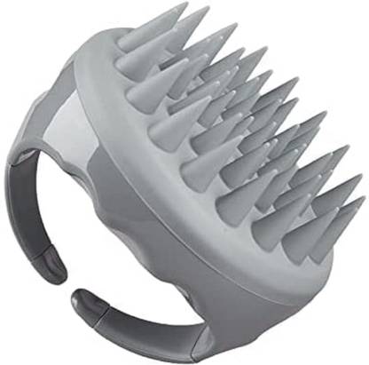 ZUCLLIN GREY shampoo brush and sclap massager for men ,women head massager Hair Scalp Shampoo Dandruff Removal Massager Thick Curly Hair Men Women(0-98) Massager