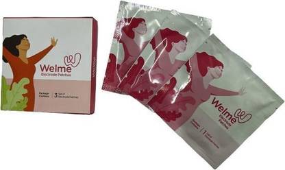 WELME Electrode Patches| Welme Patches| Tens Technology| For Pain Period Relief Device | Pack of 3 Massager