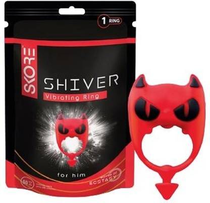 SKORE Shiver Personal Vibrating Intimate Ring | 60 min Run Time | For Him Massager