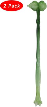 BROLAVIYA Hammer hape Manually Massage Stick, Knock base massager with Back Scratcher for troublesome itchy spots and relief Massage Stick Massager