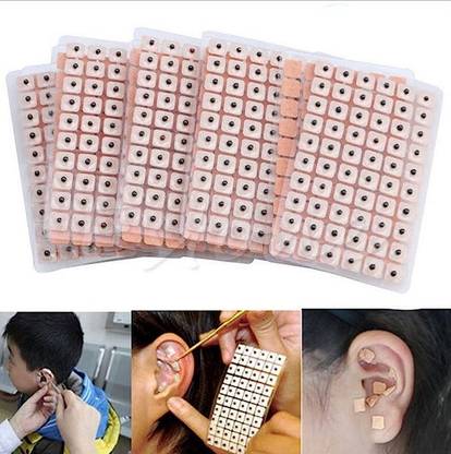 pcs powerest Acupuncture needle Ear Vaccaria Seed Ear Auricular/Auricular Seed Therapy Massager