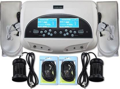 ACUPRESSUREMART Dual Detox Foot SPA Machine Toxin remove machine Professional Spa Ionic With 2 Pcs Arrays - 2 Belts - 2 Tens Pad - 2 Wristband Massager